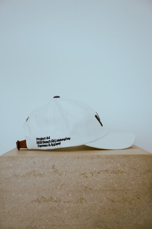 6-panel dad cap White