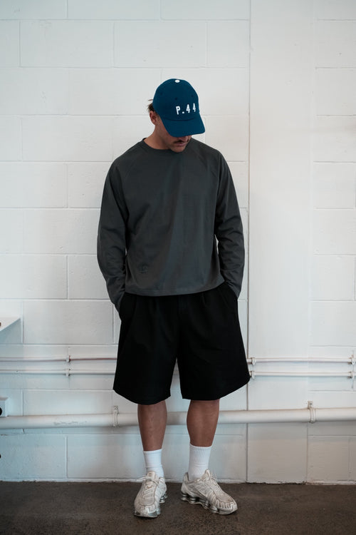 44 long sleeve Charcoal