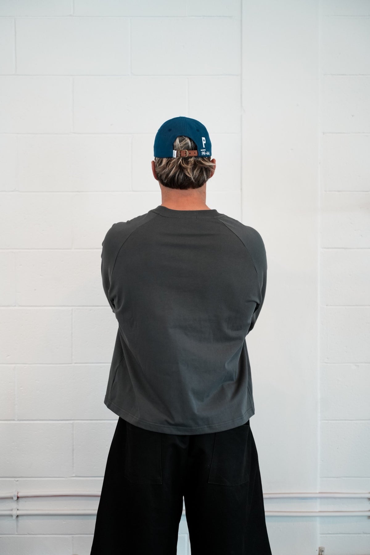 44 long sleeve Charcoal