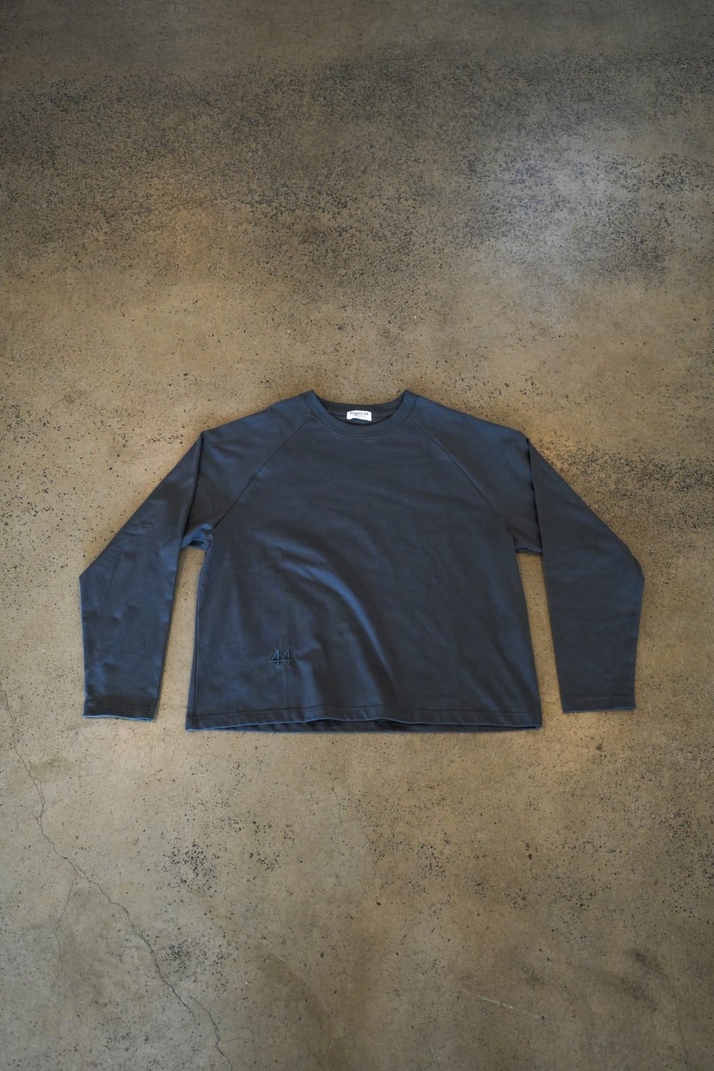 44 long sleeve Charcoal